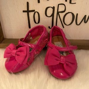 Teeny Toes Girls Pink Dress Shoes Size 2